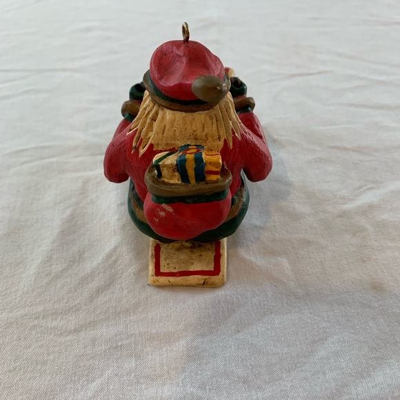 Vintage Roman - Bill Jauquet "Santa Sled" 1993 Ornament #56683 Santa riding sled - Picture 7 of 14